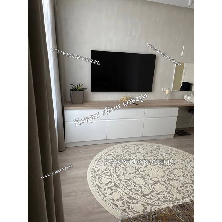 Круглый Ковер Для Гостиной Из Арт Шелка Дизайн 30541